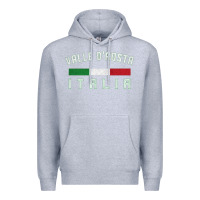 Heather Grey valle d'aosta italia italy region typography design Premium Hoodie - ArtChic
