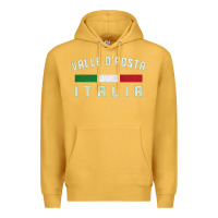 Mustard valle d'aosta italia italy region typography design Premium Hoodie - ArtChic