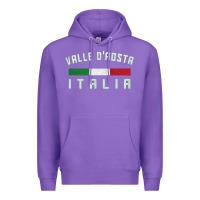 Purple valle d'aosta italia italy region typography design Premium Hoodie - ArtChic