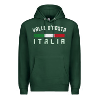 Sports Green valle d'aosta italia italy region typography design Premium Hoodie - ArtChic