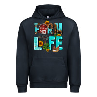 Navy farm life Urban Hoodie - AdoDesignShop