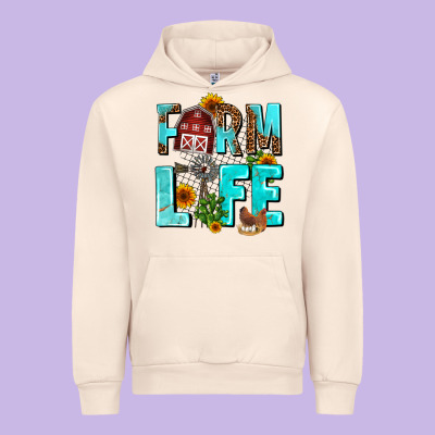 Farm Life Urban Hoodie Designed By Adodesignshop