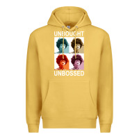 Antique Gold unbought unbossed shirley chisholm retro vintage gift long sleeve t sh Premium Hoodie - ArtChic