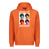 Carrot unbought unbossed shirley chisholm retro vintage gift long sleeve t sh Premium Hoodie - ArtChic