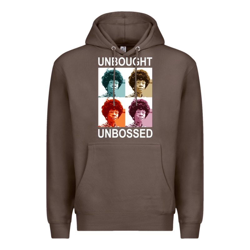 Unbought Unbossed Shirley Chisholm Retro Vintage Gift Long Sleeve T Sh Premium Hoodie by ArtChic | Teevron