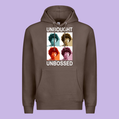 Unbought Unbossed Shirley Chisholm Retro Vintage Gift Long Sleeve T Sh Premium Hoodie Designed By Artchic