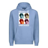 Colony Blue unbought unbossed shirley chisholm retro vintage gift long sleeve t sh Premium Hoodie - ArtChic