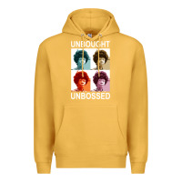 Mustard unbought unbossed shirley chisholm retro vintage gift long sleeve t sh Premium Hoodie - ArtChic