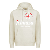 Oatmeal Heather ichnusa Premium Hoodie - ArtChic