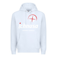 White ichnusa Premium Hoodie - ArtChic