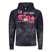Cloud Black in october we wear pink Vintage Hoodie - CowGirlArtShop