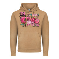 Vintage Camel in october we wear pink Vintage Hoodie - CowGirlArtShop