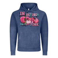 Vintage Denim in october we wear pink Vintage Hoodie - CowGirlArtShop