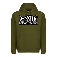 Army Green SAMANTHA FISH MUSIC ARTWORK Essential Premium Hoodie - ArtChic