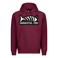 Burgundy SAMANTHA FISH MUSIC ARTWORK Essential Premium Hoodie - ArtChic