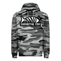 Slate Camo SAMANTHA FISH MUSIC ARTWORK Essential Premium Hoodie - ArtChic