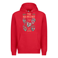 Red THE YOUNG ONES Premium Hoodie - ArtChic