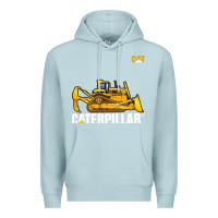 Blue Mist bulldozercat 1 Premium Hoodie - ArtChic