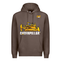 Coffee bulldozercat 1 Premium Hoodie - ArtChic
