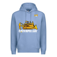Colony Blue bulldozercat 1 Premium Hoodie - ArtChic
