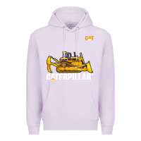 Lilac bulldozercat 1 Premium Hoodie - ArtChic