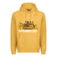Mustard bulldozercat 1 Premium Hoodie - ArtChic