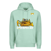 Seafoam bulldozercat 1 Premium Hoodie - ArtChic