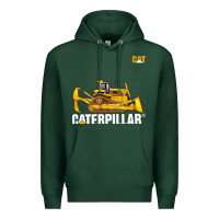 Sports Green bulldozercat 1 Premium Hoodie - ArtChic