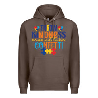 Coffee Throw kindness around like confetti Premium Hoodie - CowhideDigitalArt