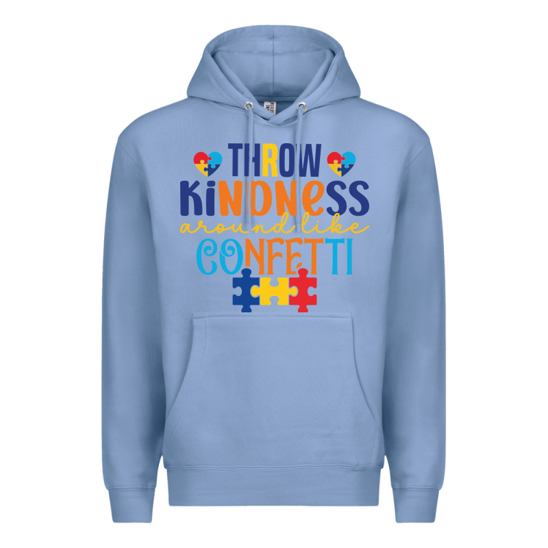 Throw Kindness Around Like Confetti Premium Hoodie by CowhideDigitalArt | Teevron