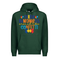 Sports Green Throw kindness around like confetti Premium Hoodie - CowhideDigitalArt