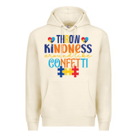 Tofu Throw kindness around like confetti Premium Hoodie - CowhideDigitalArt