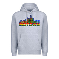 Heather Grey MOTOWN Premium Hoodie - ArtChic