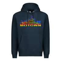Navy MOTOWN Premium Hoodie - ArtChic