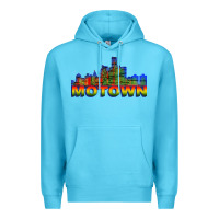 Ocean Blue MOTOWN Premium Hoodie - ArtChic