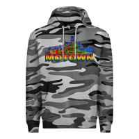 Slate Camo MOTOWN Premium Hoodie - ArtChic