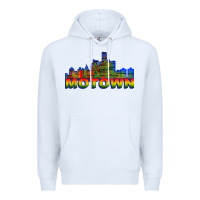 White MOTOWN Premium Hoodie - ArtChic