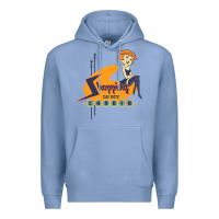 Colony Blue the jetsons jane jetson shopping is my cardio premium t shirt Premium Hoodie - ArtChic