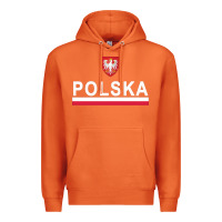 Carrot Sporty Polska Flag And Emblem Polish Coat Of Arms Pullover Hoodie Premium Hoodie - ArtChic