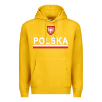 Lemon Sporty Polska Flag And Emblem Polish Coat Of Arms Pullover Hoodie Premium Hoodie - ArtChic