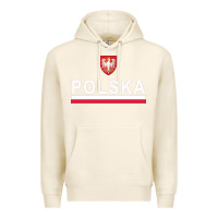 Tofu Sporty Polska Flag And Emblem Polish Coat Of Arms Pullover Hoodie Premium Hoodie - ArtChic