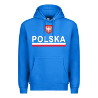True Royal Sporty Polska Flag And Emblem Polish Coat Of Arms Pullover Hoodie Premium Hoodie - ArtChic
