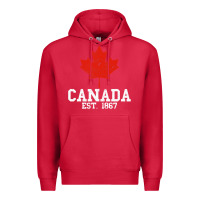 Cardinal vintage canada est.1867 maple leaf canadian flag r Premium Hoodie - ArtChic