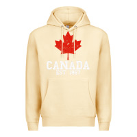 Pina Colada vintage canada est.1867 maple leaf canadian flag r Premium Hoodie - ArtChic