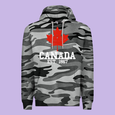Vintage Canada Est.1867 Maple Leaf Canadian Flag R Premium Hoodie Designed By Artchic