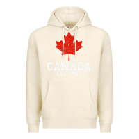 Tofu vintage canada est.1867 maple leaf canadian flag r Premium Hoodie - ArtChic