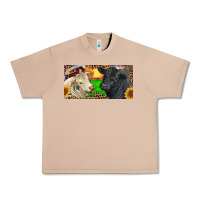 Burro Charolais Bull And Black Angus Bull With Farm Urban Heavy Tee - RanaPortraitStore