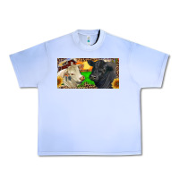 Grape Ice Charolais Bull And Black Angus Bull With Farm Urban Heavy Tee - RanaPortraitStore