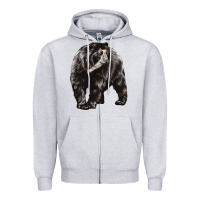 Spectacled Bear Zipper Hoodie | Teevron
