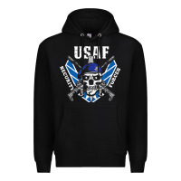 Black US Air Force Security Forces Premium Hoodie - ArtChic